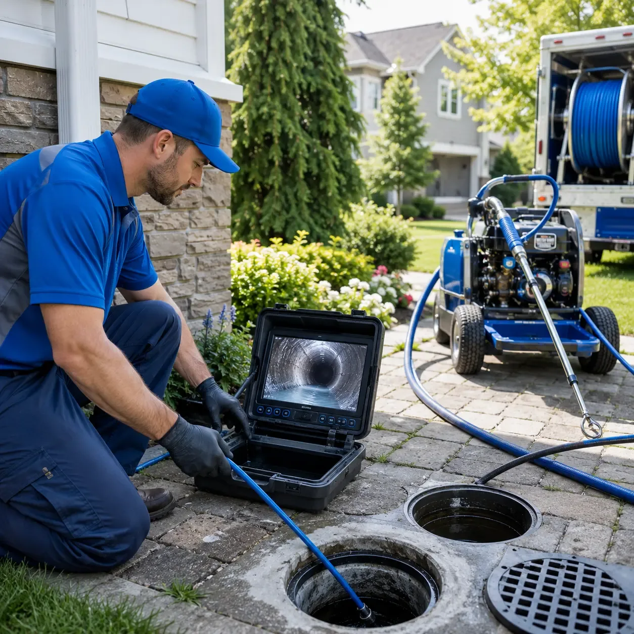 Outdoor drain cleaning professionals serving Quantico, MD